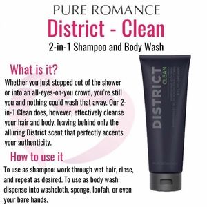 Discontinued District Clean Shampoo/Body Wash